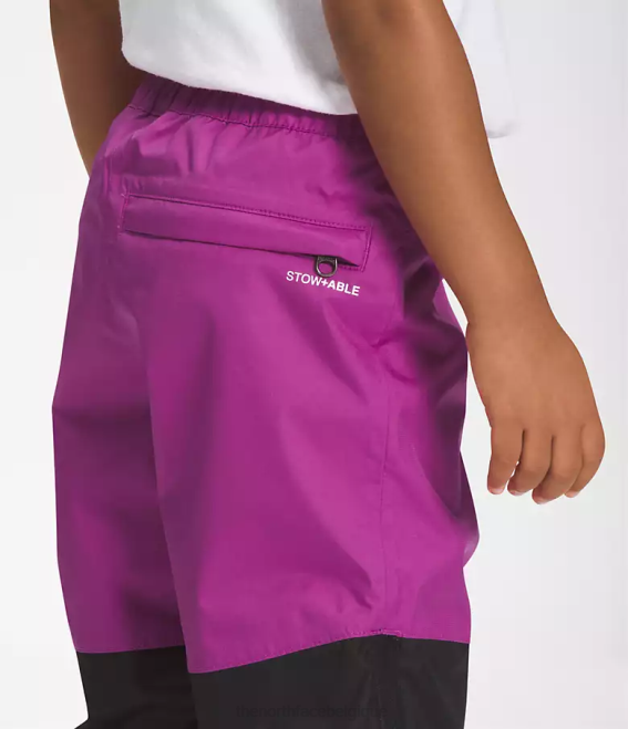 fleur de cactus violet enfants The North Face pantalon de pluie antora 62XR272