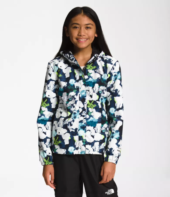 imprimé abstrait bleu marine sommet enfants The North Face veste de pluie Antora 62XR758