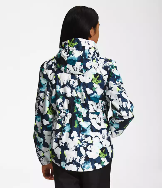 imprimé abstrait bleu marine sommet enfants The North Face veste de pluie Antora 62XR758