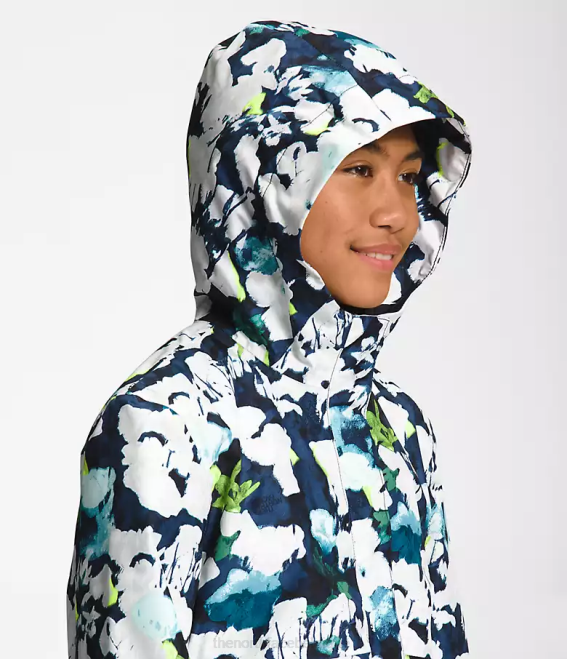 imprimé abstrait bleu marine sommet enfants The North Face veste de pluie Antora 62XR758