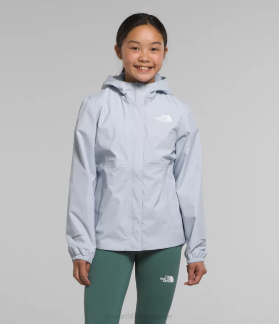 pervenche poussiéreuse enfants The North Face veste de pluie Antora 62XR752