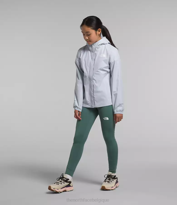 pervenche poussiéreuse enfants The North Face veste de pluie Antora 62XR752