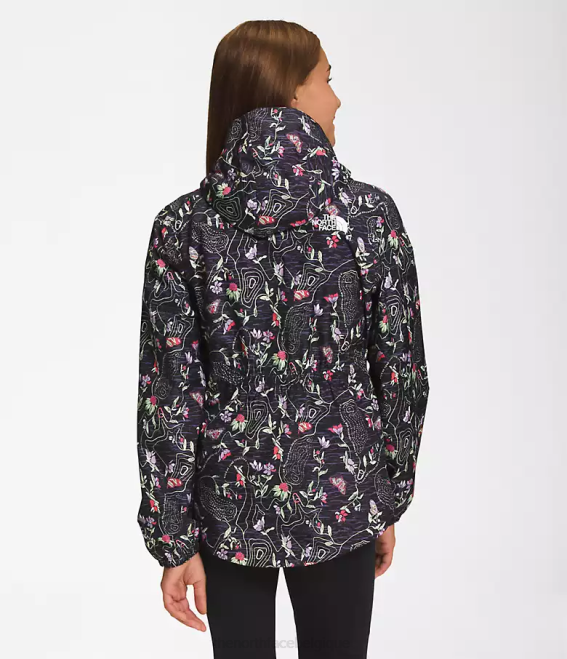 tnf noir imprimé iwd enfants The North Face veste de pluie Antora 62XR756
