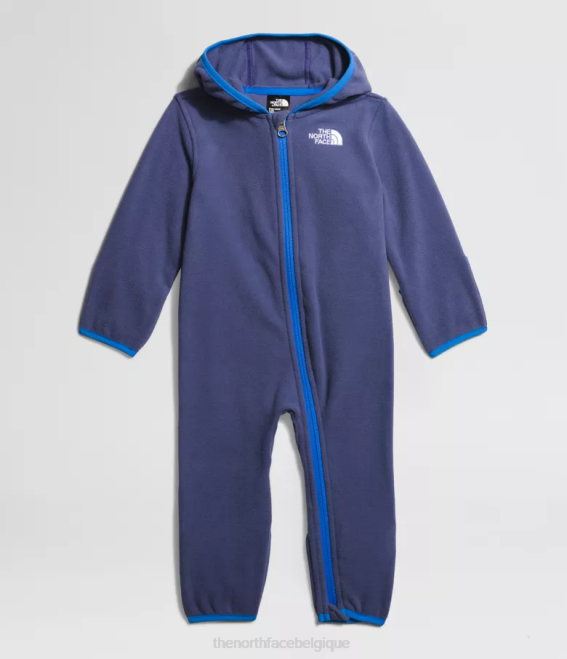 bleu grotte bébé The North Face glacier une pièce 62XR1110