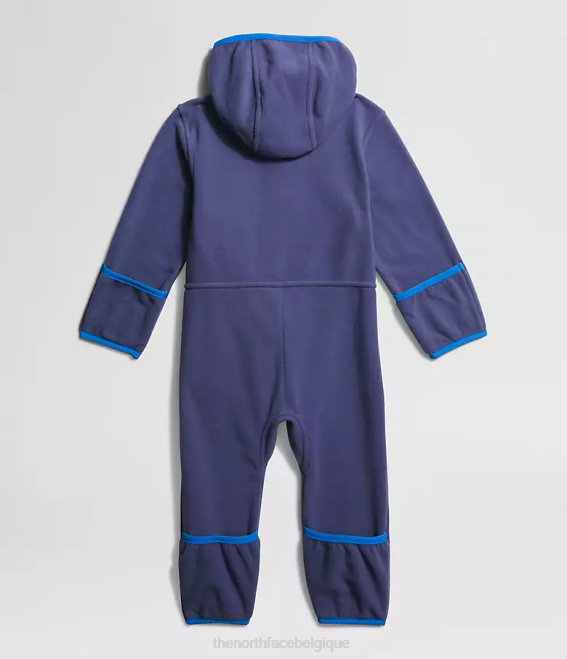 bleu grotte bébé The North Face glacier une pièce 62XR1110