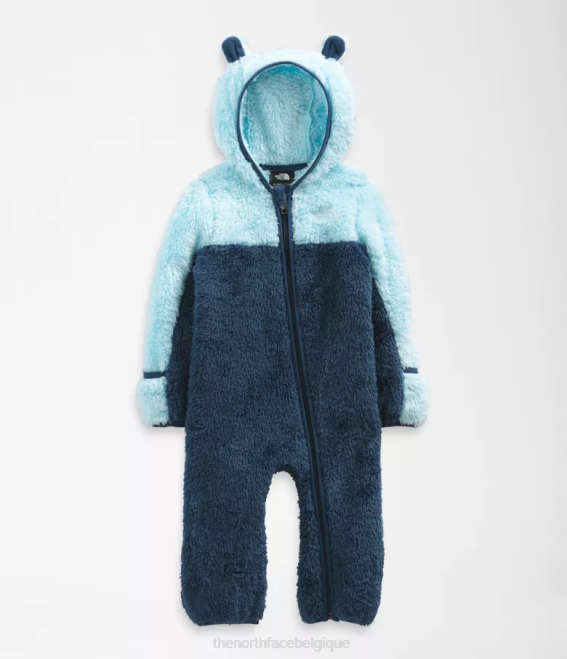 bleu ombragé bébé The North Face ours d'une seule pièce 62XR401