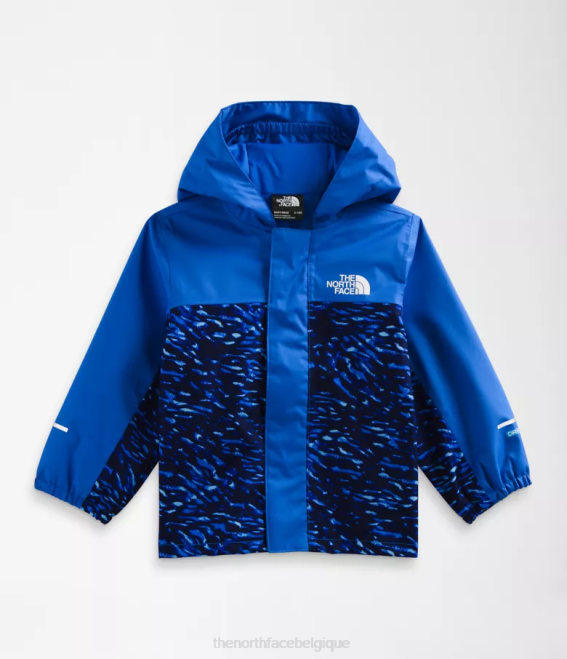 imprimé camouflage oiseau bleu tnf bébé The North Face veste de pluie Antora 62XR587