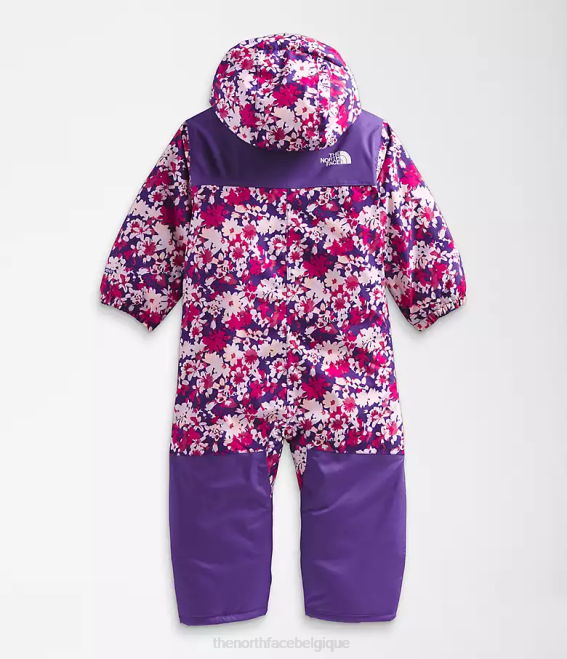imprimé floral Peak Purple Valley bébé The North Face combinaison de neige liberté 62XR277