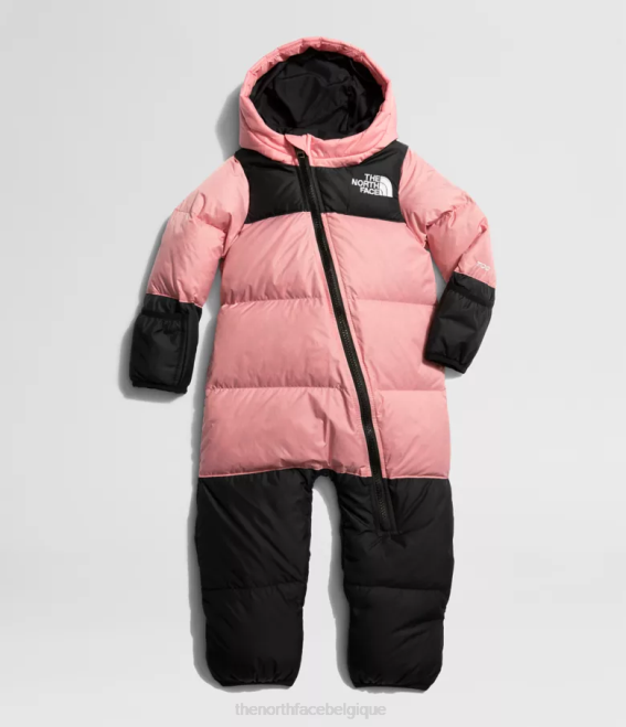 rose ombragée bébé The North Face 1996 rétro nuptse une-pièce 62XR92 - Cliquez sur l'image pour la fermer