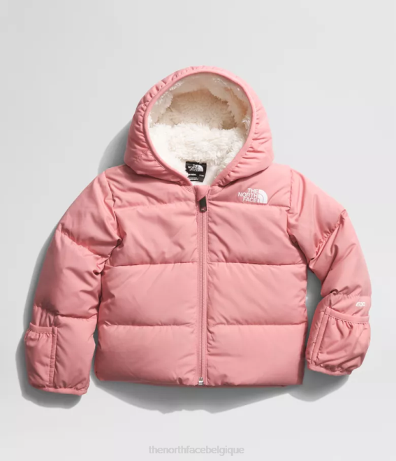rose ombragée bébé The North Face doudoune à capuche north 62XR765