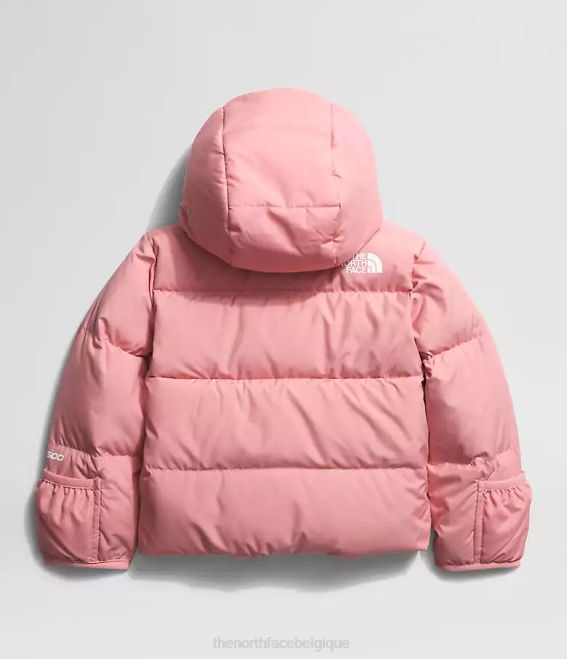 rose ombragée bébé The North Face doudoune à capuche north 62XR765