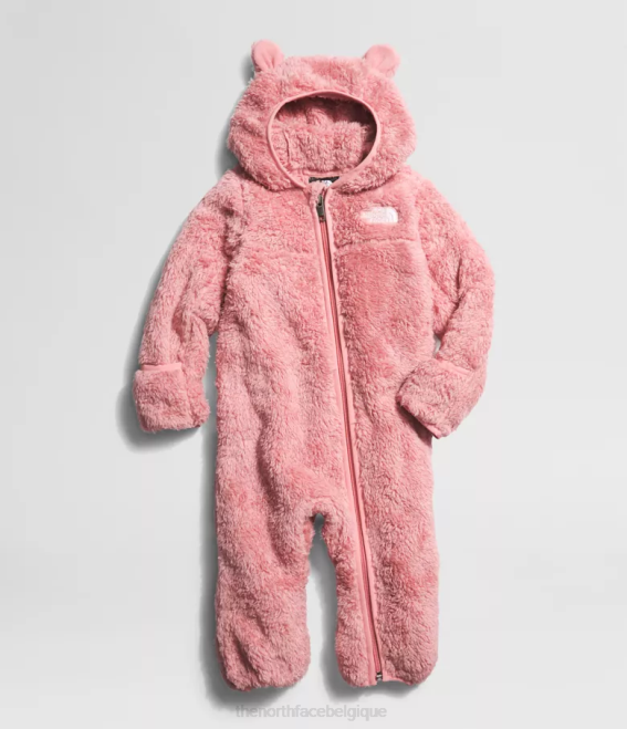 rose ombragée bébé The North Face ours d'une seule pièce 62XR398