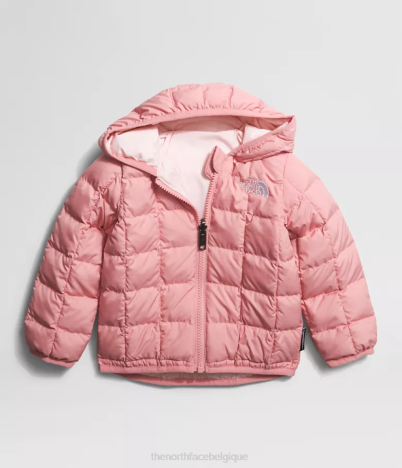 rose ombragée bébé The North Face veste à capuche réversible thermoball 62XR637 - Cliquez sur l'image pour la fermer