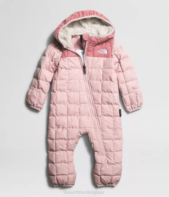 rose pur bébé The North Face thermoball une pièce 62XR695