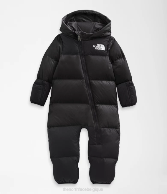 tnf noir bébé The North Face 1996 rétro nuptse une-pièce 62XR91