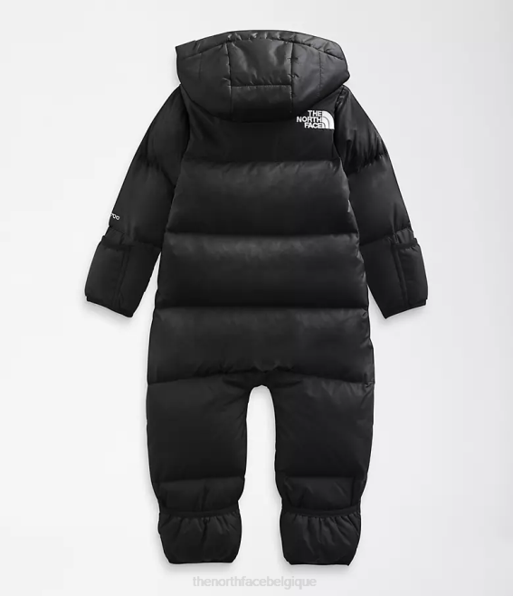 tnf noir bébé The North Face 1996 rétro nuptse une-pièce 62XR91