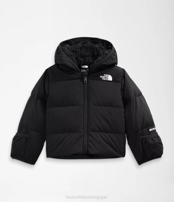 tnf noir bébé The North Face doudoune à capuche north 62XR764