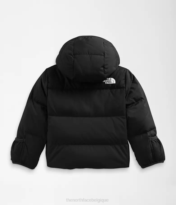 tnf noir bébé The North Face doudoune à capuche north 62XR764