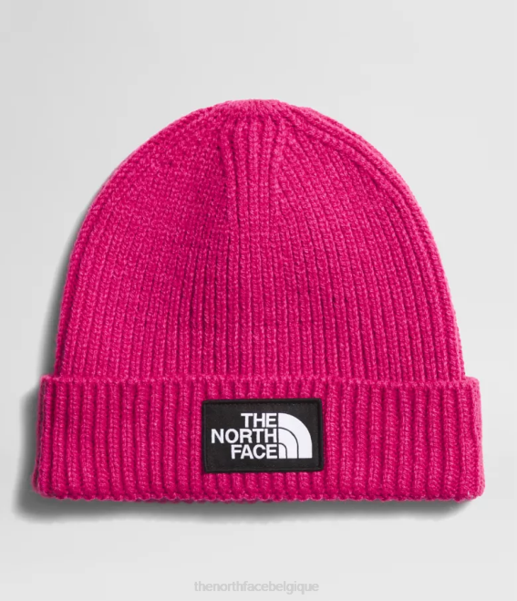 M. rose enfants The North Face bonnet à revers avec logo tnf 62XR762