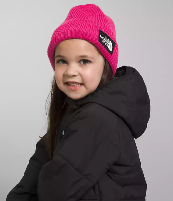 M. rose enfants The North Face bonnet à revers avec logo tnf 62XR762