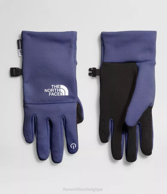 bleu grotte enfants The North Face gants etip recyclés 62XR83