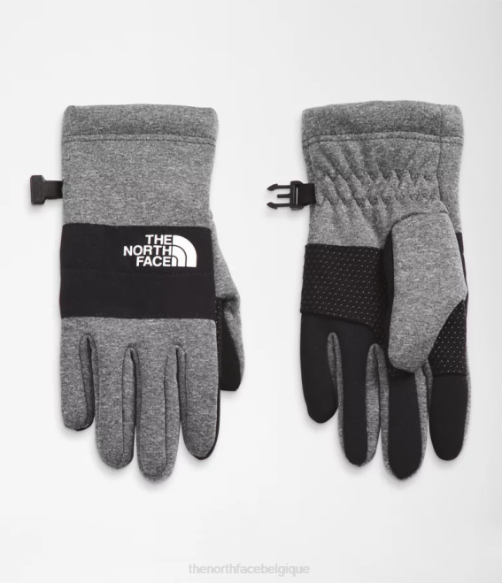 tnf gris moyen chiné enfants The North Face gants sierra etip 62XR1061