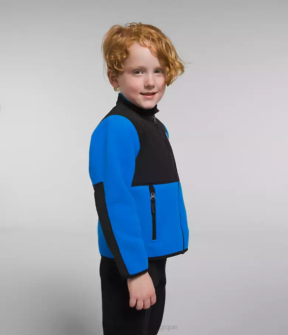 bleu optique enfants The North Face veste denali 62XR988