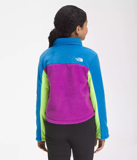 bleu super sonique enfants The North Face veste mashup en polaire 62XR72