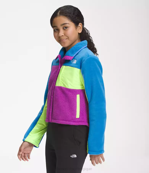 bleu super sonique enfants The North Face veste mashup en polaire 62XR72