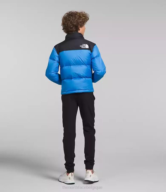 bleu super sonique enfants The North Face veste nuptse rétro 1996 62XR907