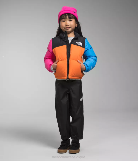 mandarin enfants The North Face veste nuptse rétro 1996 62XR530