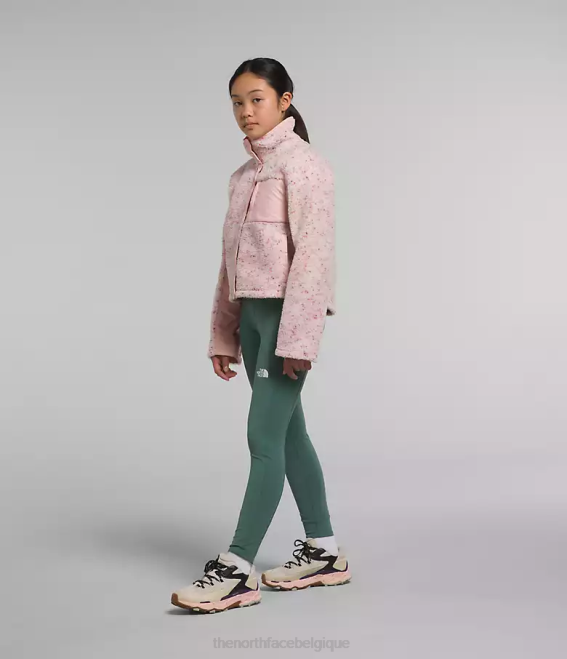 mousse rose enfants The North Face veste mashup en polaire 62XR74