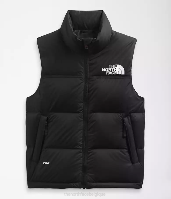 tnf noir enfants The North Face gilet nuptse rétro 1996 62XR187
