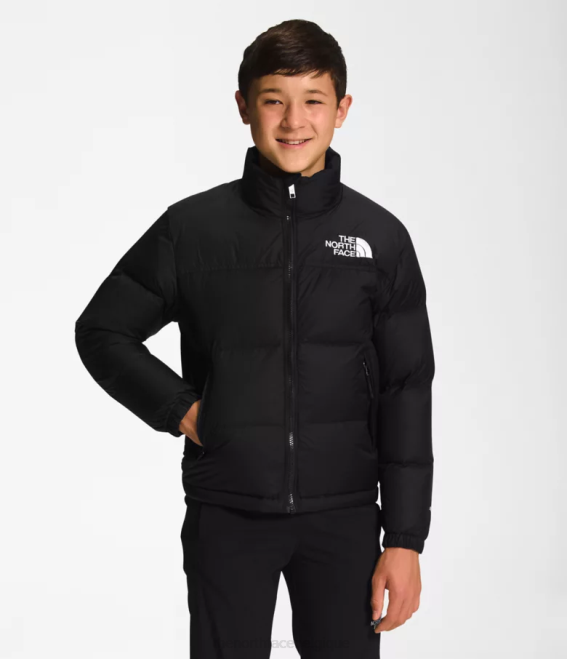 tnf noir enfants The North Face veste nuptse rétro 1996 62XR911