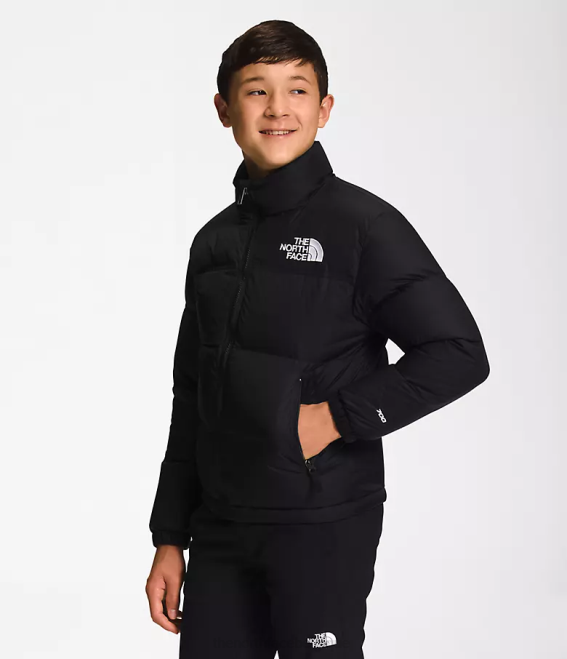 tnf noir enfants The North Face veste nuptse rétro 1996 62XR911