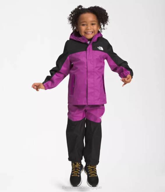 fleur de cactus violet enfants The North Face veste de pluie Antora 62XR88