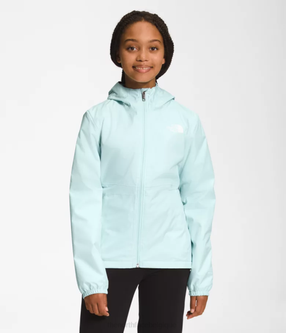 lucarne bleue enfants The North Face veste de pluie chaude 62XR392