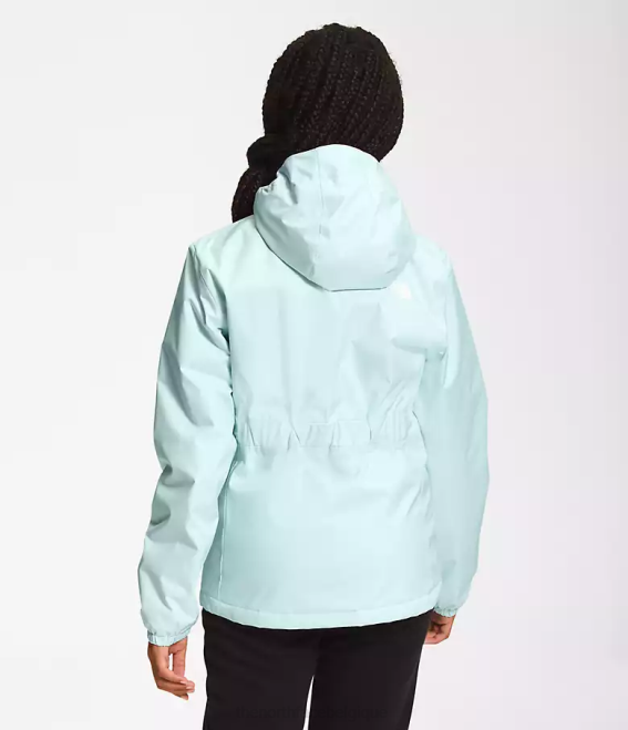 lucarne bleue enfants The North Face veste de pluie chaude 62XR392