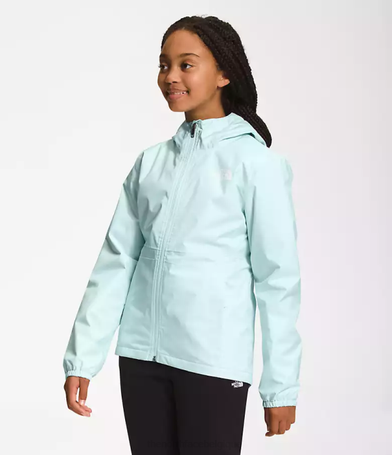 lucarne bleue enfants The North Face veste de pluie chaude 62XR392