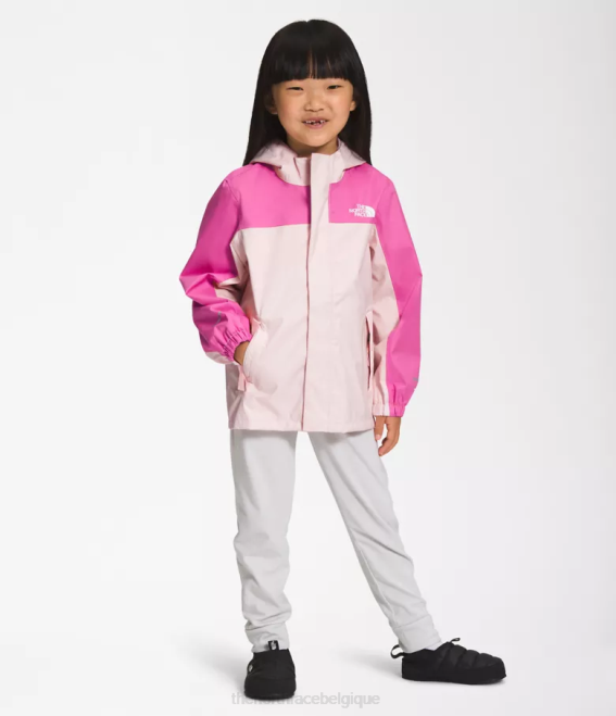 rose pur enfants The North Face veste de pluie Antora 62XR85