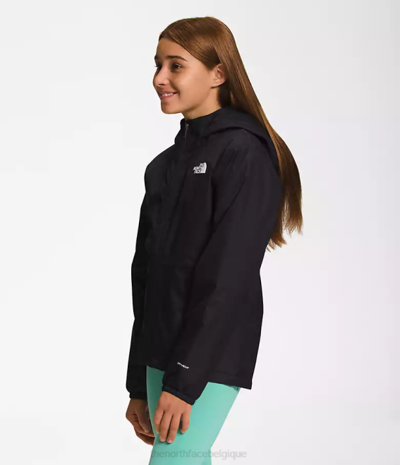 tnf noir enfants The North Face veste de pluie chaude 62XR390
