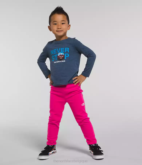 M. rose enfants The North Face pantalon glacier 62XR1063