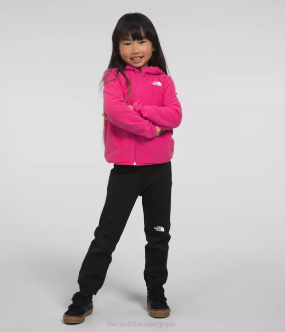 M. rose enfants The North Face sweat à capuche entièrement zippé glacier 62XR692