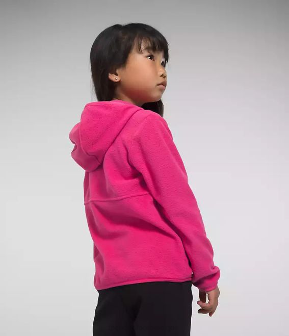 M. rose enfants The North Face sweat à capuche entièrement zippé glacier 62XR692