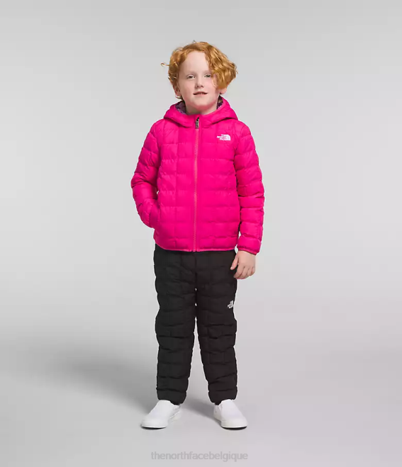 M. rose enfants The North Face veste à capuche réversible thermoball 62XR1239