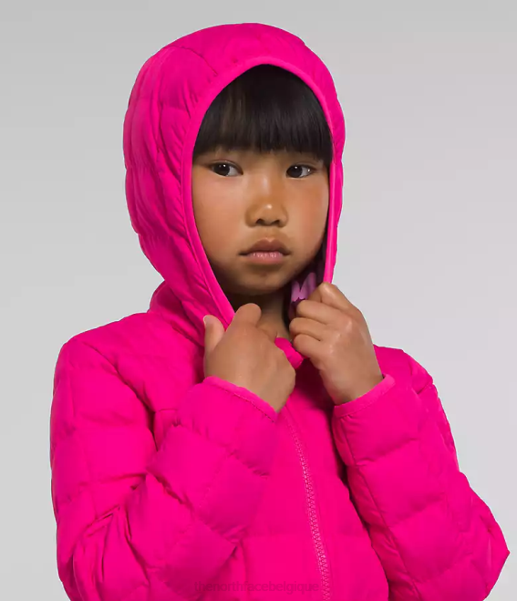 M. rose enfants The North Face veste à capuche réversible thermoball 62XR1239