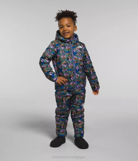 bleu grotte enfants The North Face pantalon thermoball réversible 62XR1191