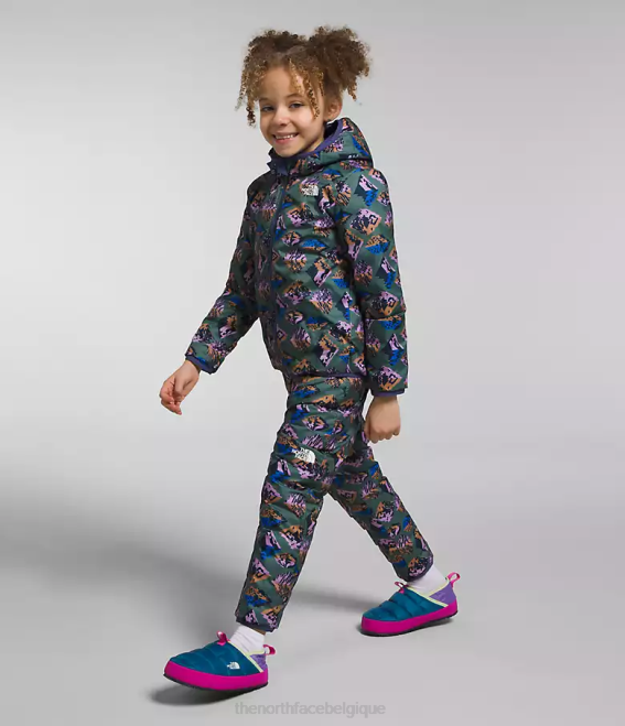 bleu grotte enfants The North Face pantalon thermoball réversible 62XR1191