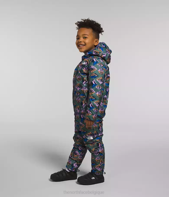 bleu grotte enfants The North Face pantalon thermoball réversible 62XR1191