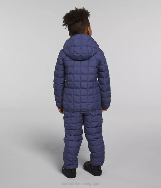 bleu grotte enfants The North Face veste à capuche réversible thermoball 62XR1237